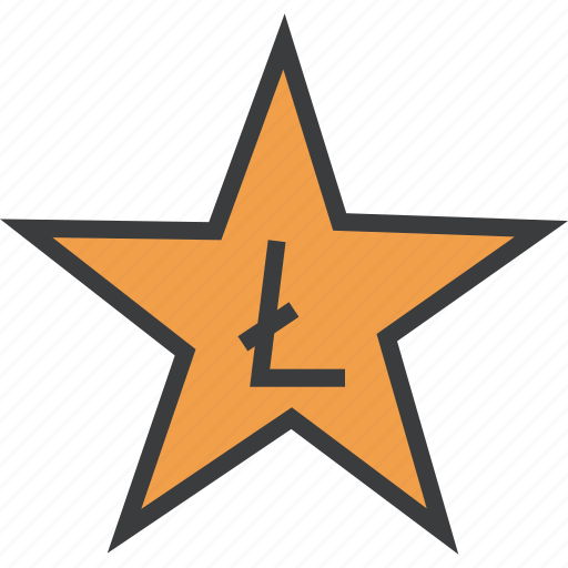 Award, credit, favorite, litecoin, rate, reward, star icon - Download on Iconfinder