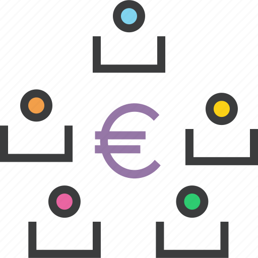 Euro, exchange, funds, stakeholders, transaction, transfer, business icon - Download on Iconfinder