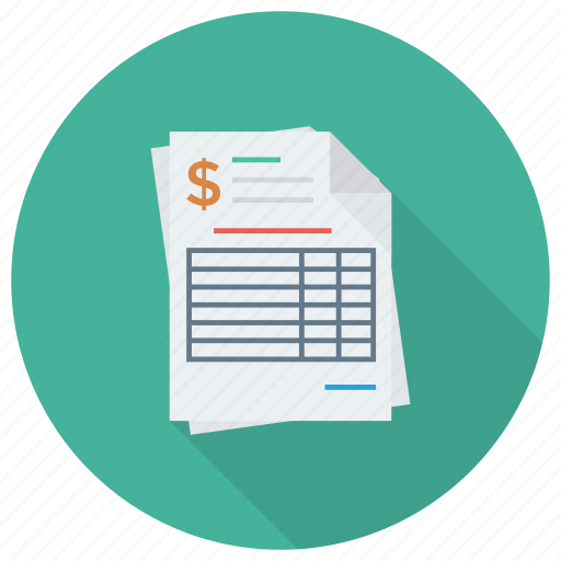 Accounting, bill, document, invoice, invoicetemplate, payment, receipt icon - Download on Iconfinder