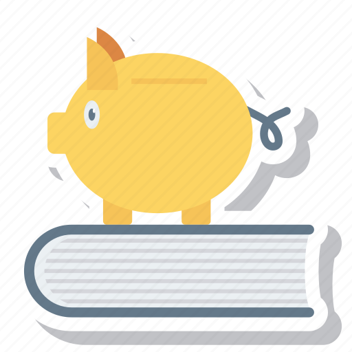 Bank, education, learning, piggy, reading icon - Download on Iconfinder