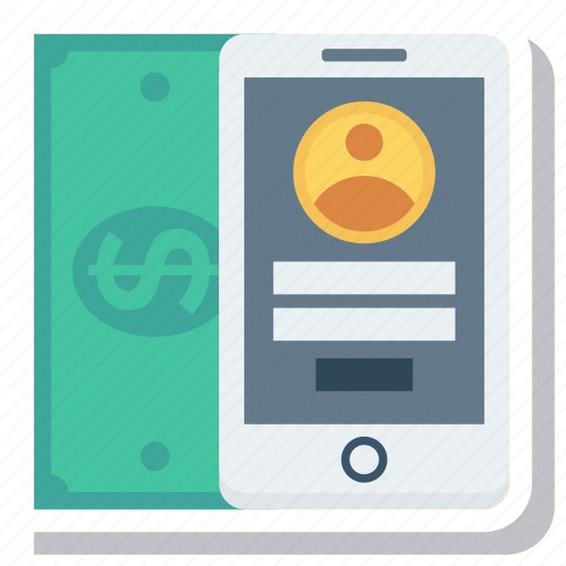 Cash, finance, mobilemoney, mobilepayment, money, phone, smartphone icon - Download on Iconfinder