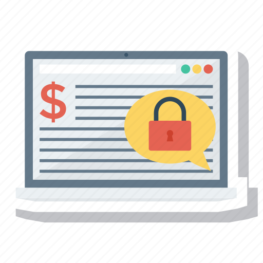 Cash, finance, laptop, money, security icon - Download on Iconfinder