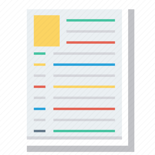 Curriculum, cv, cvtemplate, document, job, profile, resume icon - Download on Iconfinder