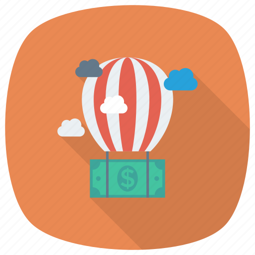 Ballon, cloud, currency, dollar, finance, money, payment icon - Download on Iconfinder
