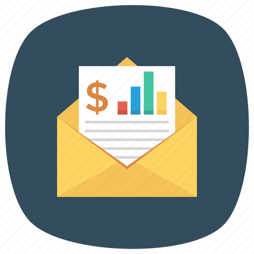 Analytics, book, eml, envelope, letter, message, report icon - Download on Iconfinder