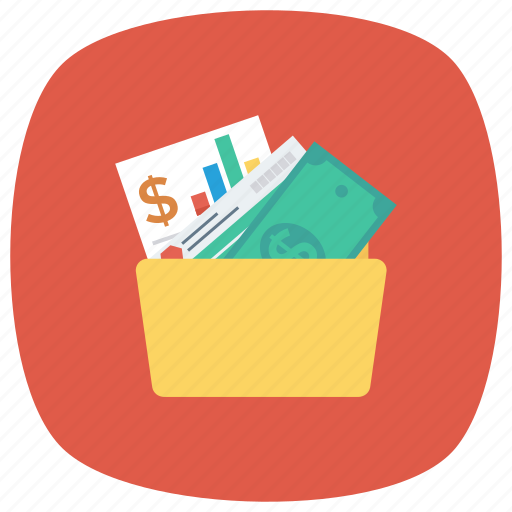 Document, file, finance, folder, money, report icon - Download on Iconfinder