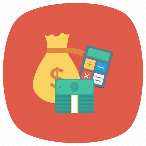Calculator, currency, finance, money, moneybag, shopping icon - Download on Iconfinder