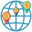 globalbusiness, gps, map, marker, navigation, pin, worldmap 
