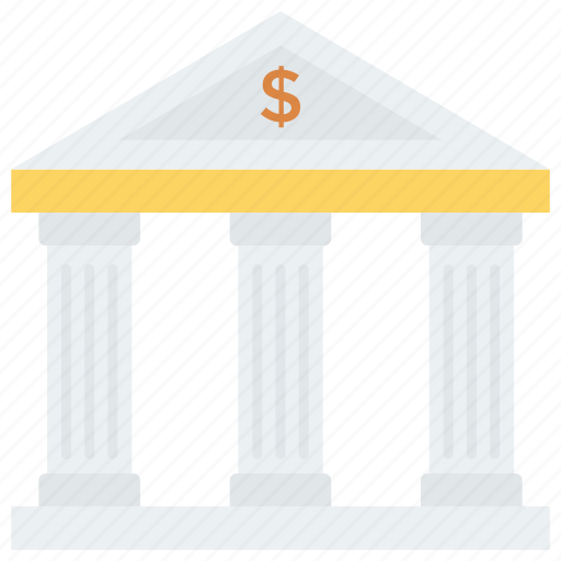 Bank, bankbuilding, banker, banking, cash, finance, money icon - Download on Iconfinder