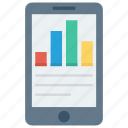 chart, graph, mobilefinance, phone, report, smartphone