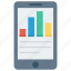 chart, graph, mobilefinance, phone, report, smartphone 
