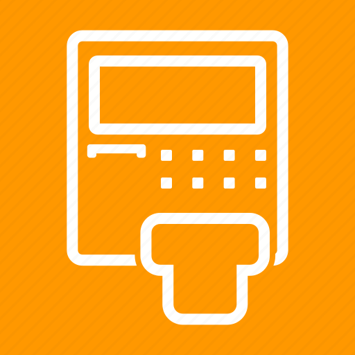 Atm, card, cash, fax machine, money, reciept, withdraw icon - Download on Iconfinder