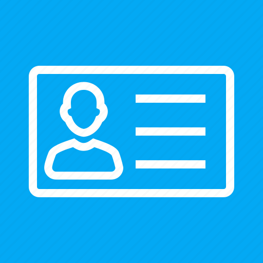Account, card, holder, identity, pass key, security, user icon - Download on Iconfinder
