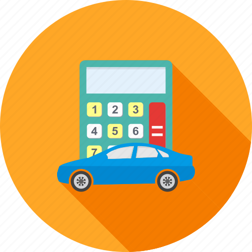 Amount, calculation, calculator, car, finance, monetary, vehicle icon - Download on Iconfinder