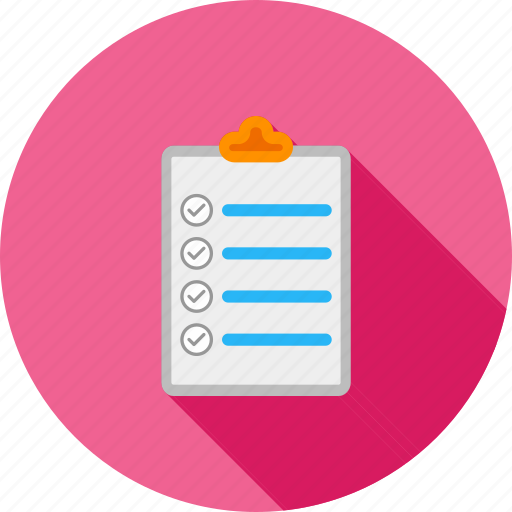 Bulleted list, check, checklist, items, list, numbered list, tasks icon - Download on Iconfinder