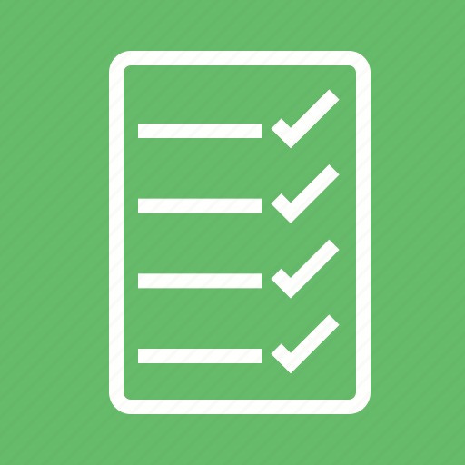 Bulleted list, check, checklist, items, list, numbered list, tasks icon - Download on Iconfinder