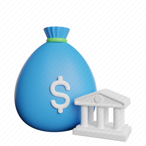 Savings, money, front, piggy, cash, business, bank 3D illustration - Download on Iconfinder