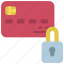 locked, credit, card, insolvency, crisis, lock, debit 