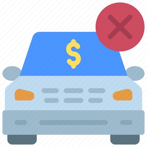 Missed, car, payment, insolvency, crisis, lease, loan icon - Download on Iconfinder