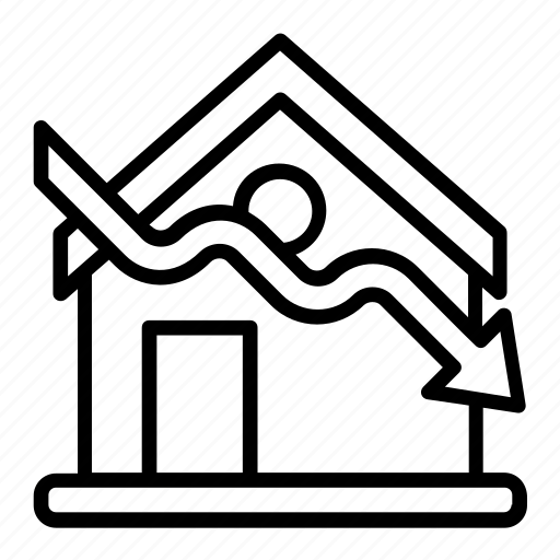 Furniture, house, low business, property, property down, real estate icon - Download on Iconfinder