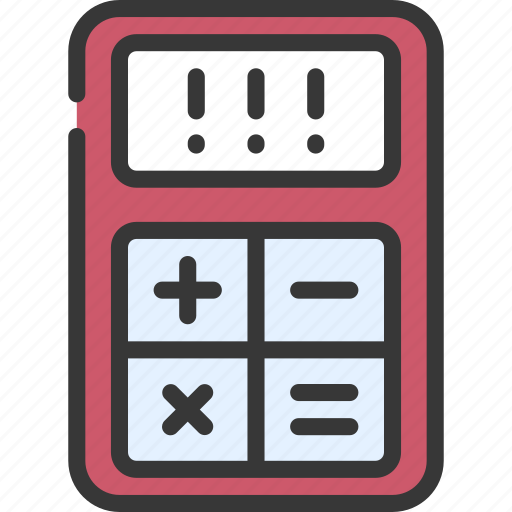 Accounting, warning, insolvency, crisis, calculator, error icon - Download on Iconfinder