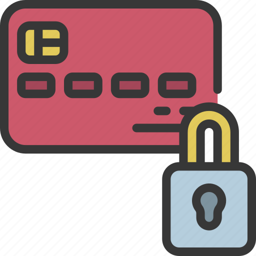 Locked, credit, card, insolvency, crisis, lock, debit icon - Download on Iconfinder