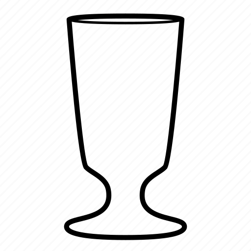 Drinkware, glass, glassware, highball glass, highball glass footed icon - Download on Iconfinder