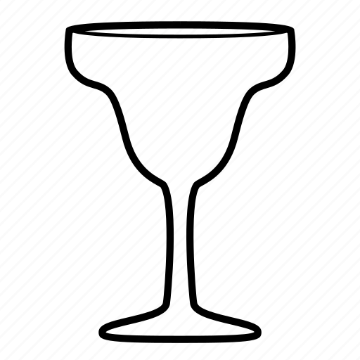 Cocktail glass, drinkware, glassware, margarita glass, margarita glass welled icon - Download on Iconfinder