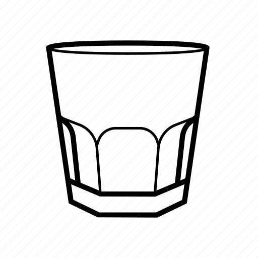 Drinkware, glass, glassware, rocks glass, rocks glass double icon - Download on Iconfinder