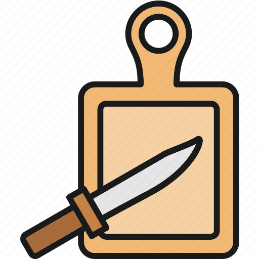 Cutting, cut, kitchen, knife, barbecue icon - Download on Iconfinder