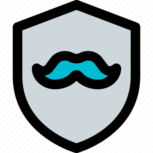 Moustache, shield, protect, barber icon - Download on Iconfinder