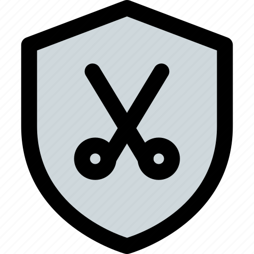 Scissors, shield, protect, barber icon - Download on Iconfinder