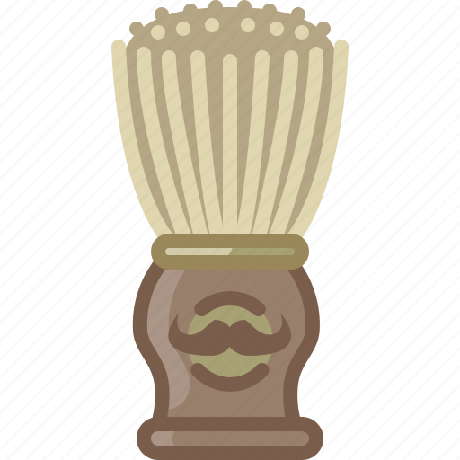 Barber, brush, foam, shaving, soap, soaping icon - Download on Iconfinder