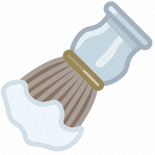 Barber, brush, foam, shaving, soap, soaping icon - Download on Iconfinder