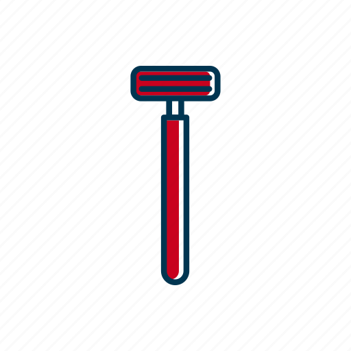 Barber, line, razor, shop, thin icon - Download on Iconfinder