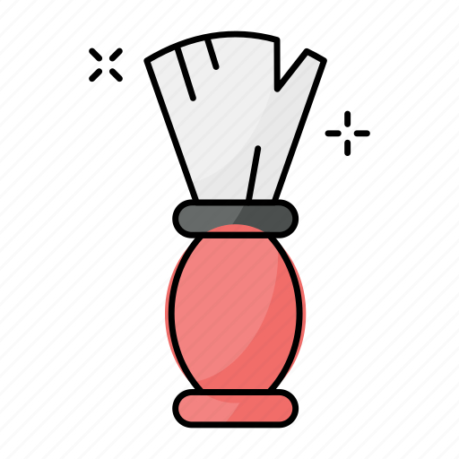 Cleaning brush, hair removal, brush, shaving brush, salon, equipment icon - Download on Iconfinder
