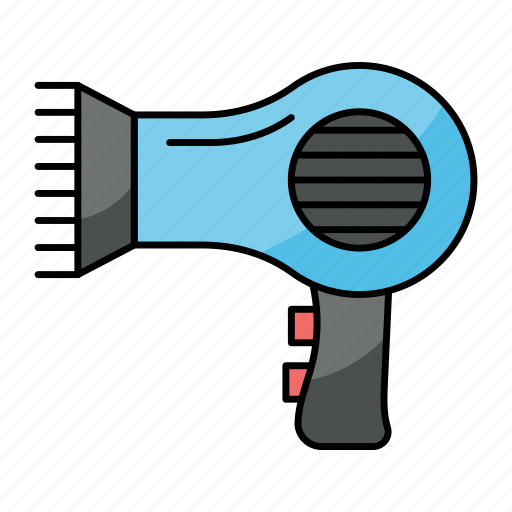 Hair blower, hair dryer, blower, hair drying, drier icon - Download on Iconfinder