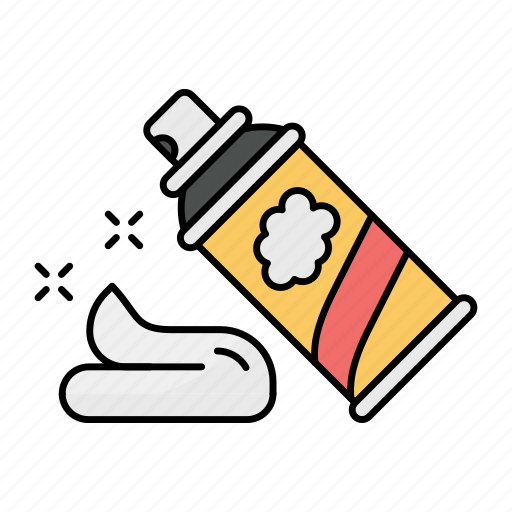 Foam, shave, grooming, men, cosmetics, shaving, cream icon - Download on Iconfinder
