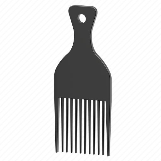 Fork, comb, fork comb, salon, beauty, barber, hair 3D illustration - Download on Iconfinder