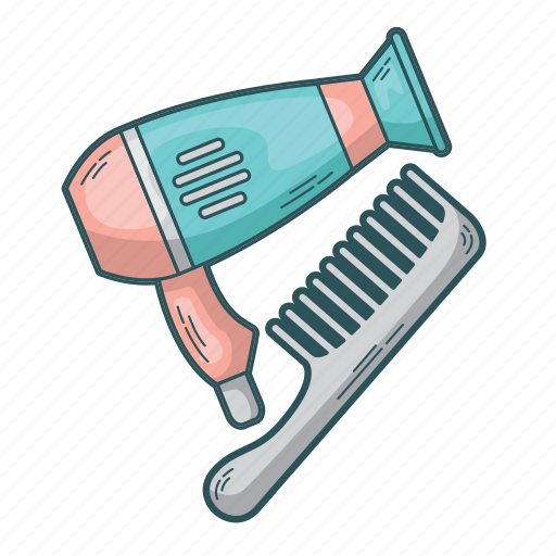 Hairdryer, blower, beauty, hair, blow, dryer, hair dryer icon - Download on Iconfinder