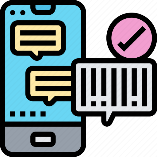 Barcode, message, information, scanning, digital icon - Download on Iconfinder