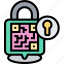 unlock, scan, access, security, code 