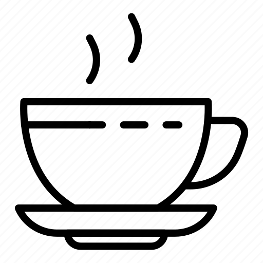 Beverage, coffee, cup, food, hot, paper, silhouette icon - Download on Iconfinder