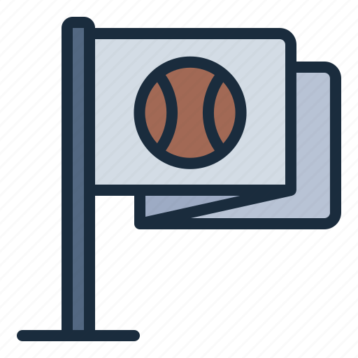 Flag, sport, game, baseball icon - Download on Iconfinder