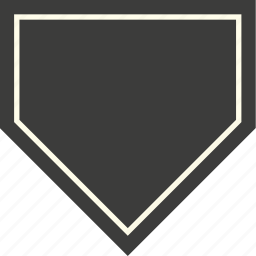 Baseball homebase  sport icon