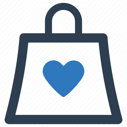 Bag, favorite, heart, love, shopping icon - Download on Iconfinder