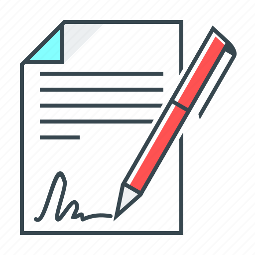 Agreement, contract, document, sign, signature icon - Download on Iconfinder