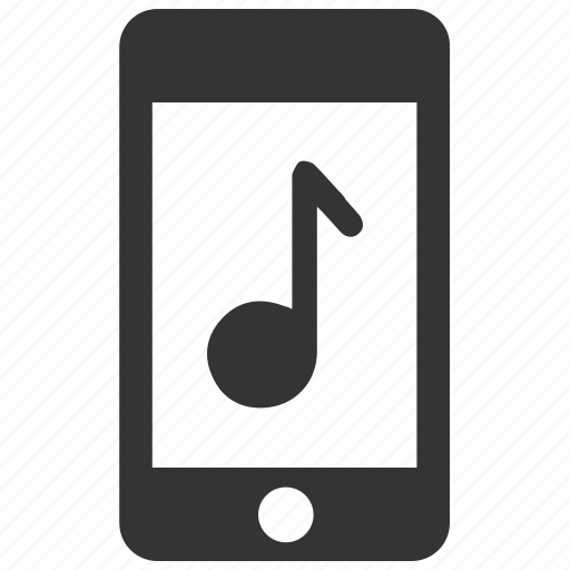 Mobile, mobile music, musical, note icon - Download on Iconfinder
