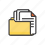 folder, document, extension, file, format 