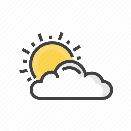 Weather, cloud, cloudy, forecast, sun icon - Download on Iconfinder